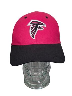 Vintage Atlanta Falcons NFL Team Apparel KC Snapback Hat Cap Black Red